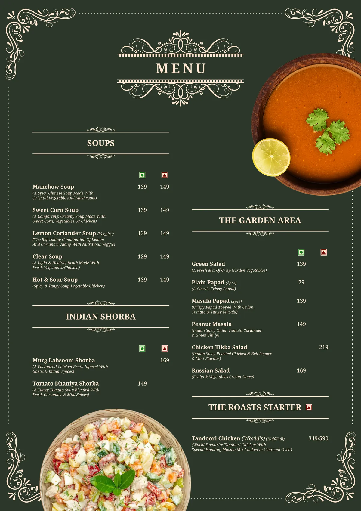 Menu Page Left